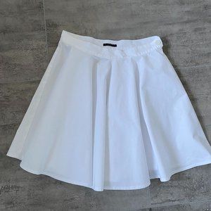 SISLEY made in Italy white 100% Cotton skirt Size S